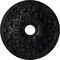 Ekena Millwork Jamie Ceiling Medallion (Fits Canopies up to 3 7/8"), 23 5/8"OD x 3 7/8"ID x 2 1/8"P, Steel Gray CM23JASGS - alternate 1